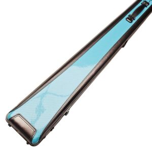 Vibrant Carbon 3 Channel Blue One Piece Cue Case
